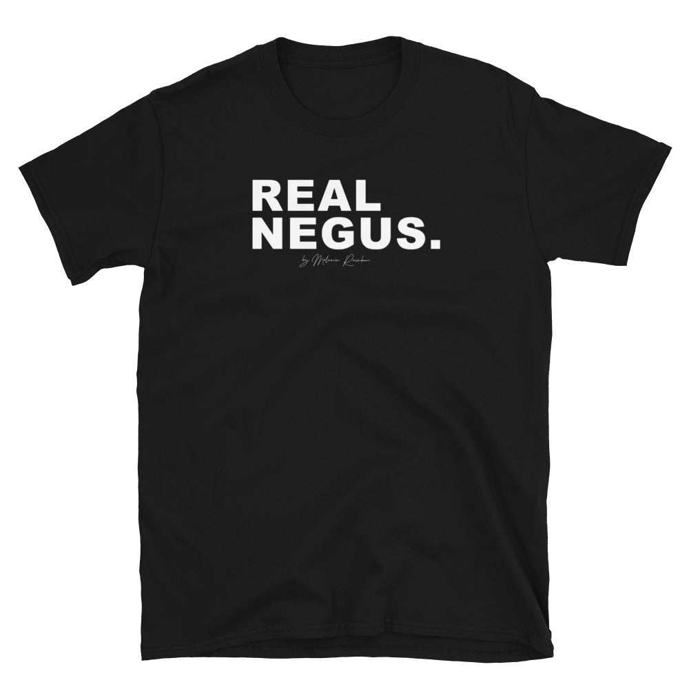 Real Negus Black & White Unisex T-Shirt