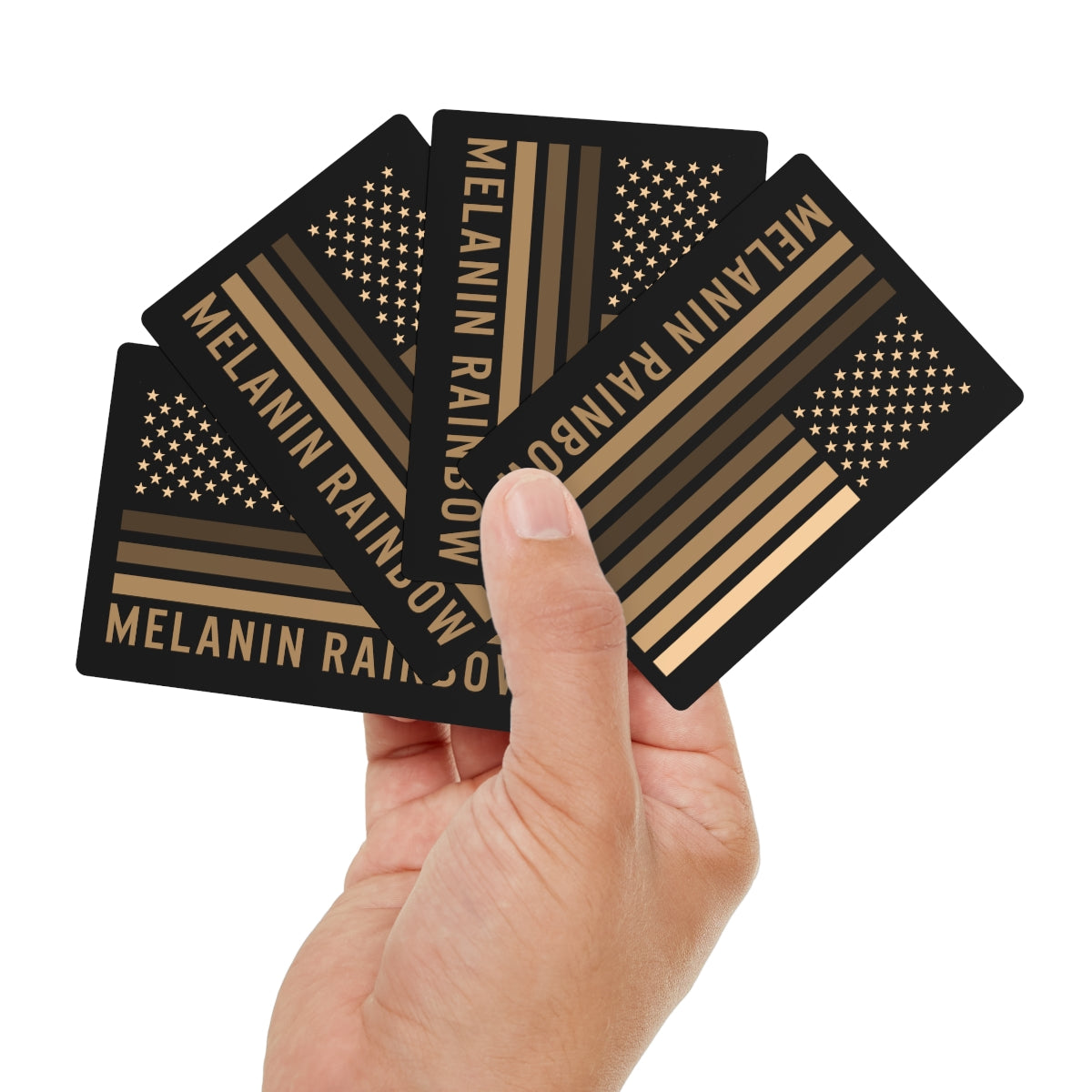 Melanin Rainbow Poker Cards
